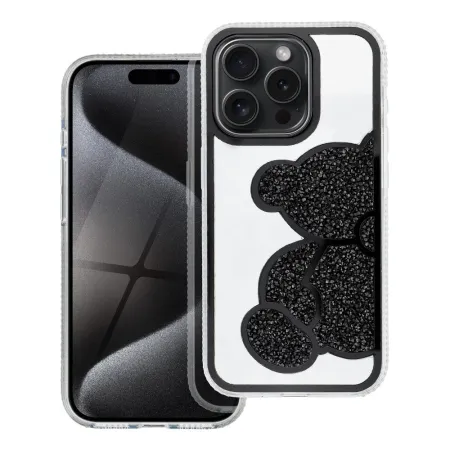 Etui na iPhone 16 PRO Teddy Bear czarne