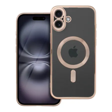 Etui na iPhone 16 PLUS Electro Mag Cover zgodne z MagSafe brązowy