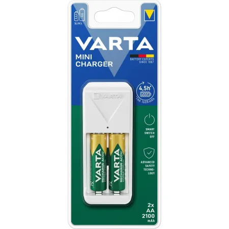 VARTA ładowarka MINI CHARGER 57656 + 2 x bateria akumulatorowa R6 (AA) 2100mAh