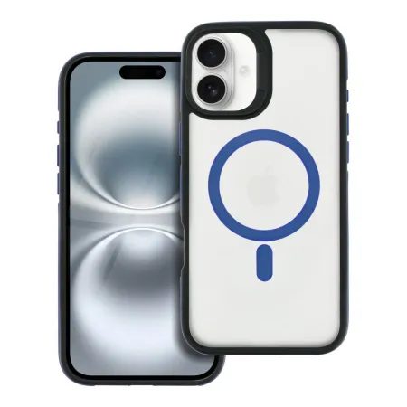 Etui na iPhone 16 PLUS Neo zgodne z MagSafe niebieskie