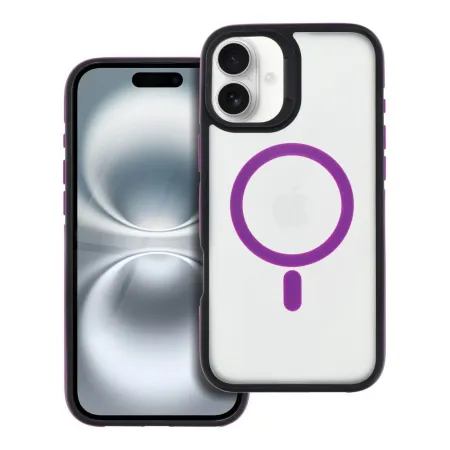 Etui na iPhone 16 PLUS Neo zgodne z MagSafe fioletowe