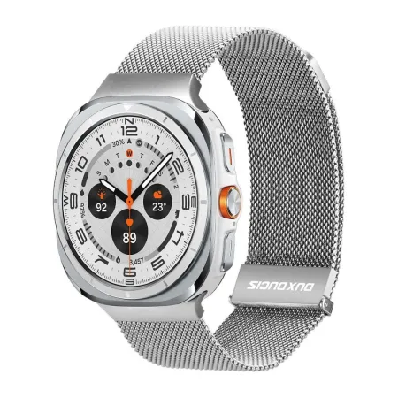 DUX DUCIS pasek MILANESE magnetyczny ze stali nierdzewnej 47 mm srebrny