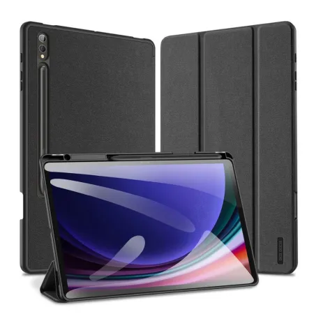 DUX DUCIS etui DOMO składane z miejscem na rysik do SAMSUNG Tab S10 Plus/S9 Plus/S9FE Plus czarne