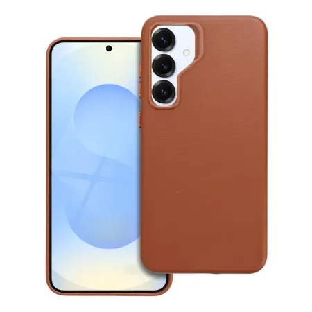Etui na Samsung S25 PLUS Leather Mag Cover zgodne z MagSafe brązowe