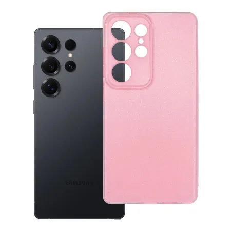 Etui na Samsung S25 ULTRA Clear Case 2 mm Blink różowe