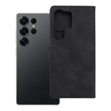 Etui z klapką na Samsung S25 ULTRA Tender Book czarne
