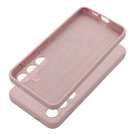 Etui na Xiaomi Redmi 17C 4G / 14C 4G / 14C 5G / Poco C75 4G Silicone 2mm (camera protection) pudrowy róż