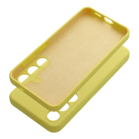 Etui na Xiaomi Redmi 17C 4G / 14C 4G / 14C 5G / Poco C75 4G Silicone 2mm (camera protection) zółte