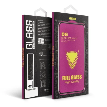 Szkło Hartowane 6D do Xiaomi Redmi NOTE 14 PRO PLUS CURVED EDGE OG Premium Glass czarne