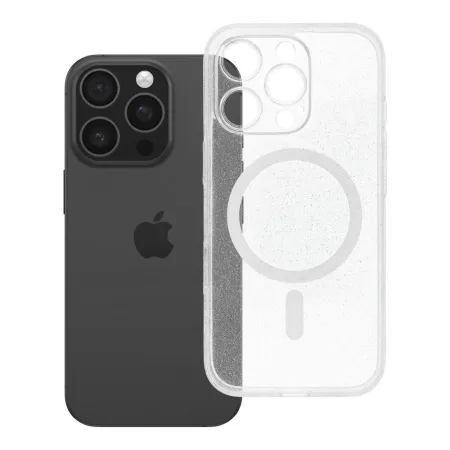 Etui na iPhone 16 PRO Clear Mag Cover - Glitter (Str / Camera Protection) zgodne z MagSafe transparentne glitter