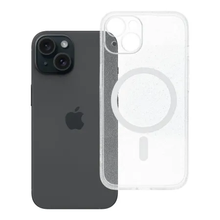 Etui na iPhone 14 Clear Mag Cover - Glitter (Str / Camera Protection) zgodne z MagSafe transparentne glitter