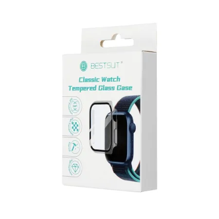 Futerał ochronny ze szkłem Bestsuit Flexible do Apple Watch 10/11 46mm - czarny