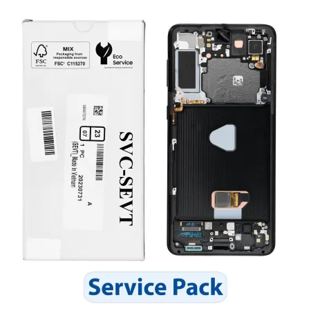 ServicePack Wyświetlacz LCD SAMSUNG S21 Plus G996B GH82-27268A Black
