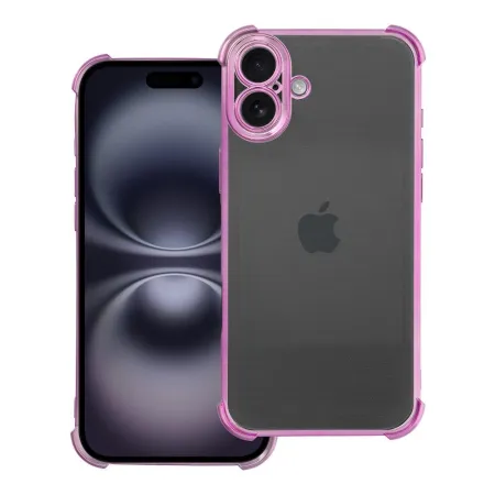 Etui na iPhone 16 PLUS Antishock Electro purpurowe