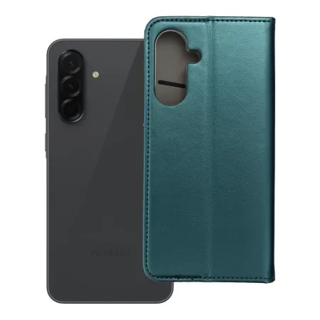Etui z klapką na Samsung A36 Smart Magneto ciemnozielone