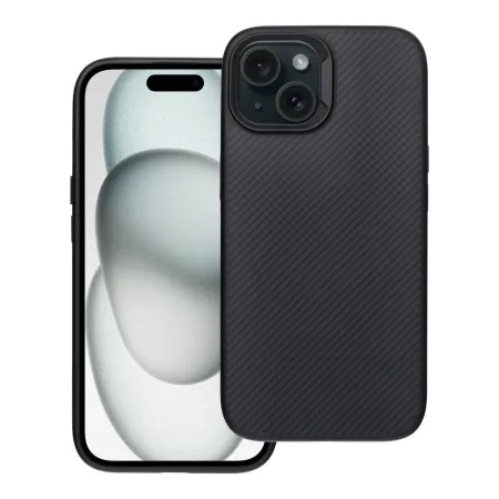 Etui na iPhone 15 Carbon Elite Mag Cover zgodne z MagSafe czarne