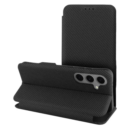 Etui z klapką na Samsung S25 PLUS Folio Side Magnet czarne