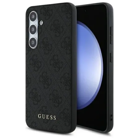 GUESS futerał do SAMSUNG S24 FE GUHCS24FEG4GFGR (HC PU 4G Metal Logo) szary