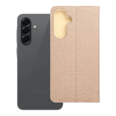 Etui z klapką na Samsung A56 5G Luna Book Gold złote