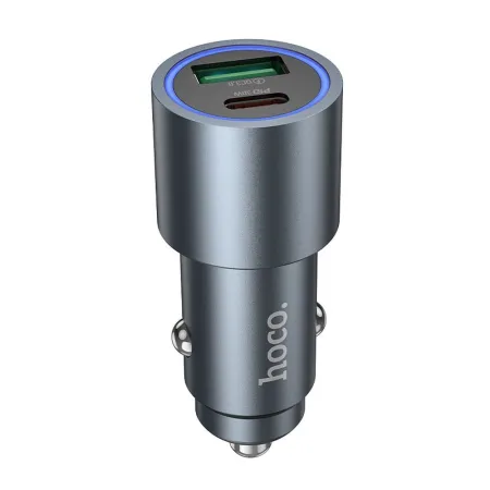 Ładowarka samochodowa Hoco USB A + USB C QC3.0 PD 48W Z60 czarna
