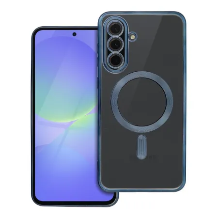 Etui na Samsung A36 Electro Mag Cover zgodne z MagSafe tytanowo niebieskie