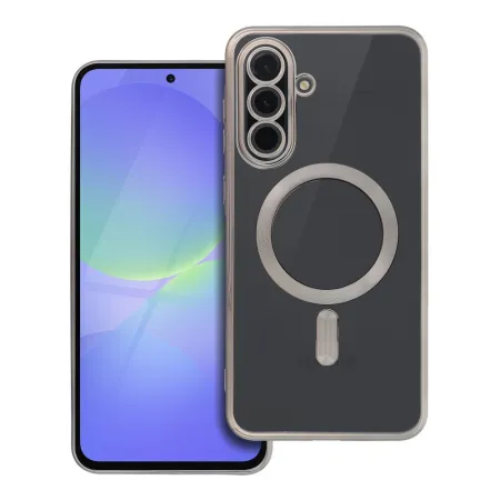 Etui na Samsung A36 Electro Mag Cover zgodne z MagSafe tytanowo szare