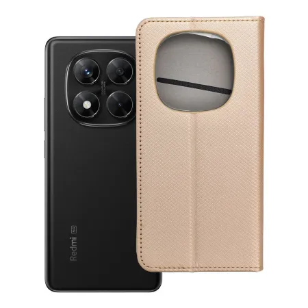 Etui z klapką na Xiaomi Redmi NOTE 14 PRO 5G / 14 PRO PLUS 5G Smart Case Book złote