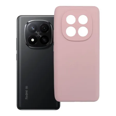 Etui na Xiaomi Redmi Note 14 PRO PLUS 5G Silicone 2mm (camera protection) pudrowy róż