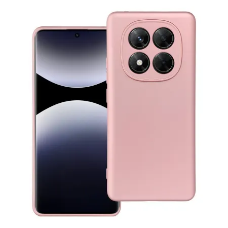 Etui na Xiaomi Redmi Note 14 PRO 5G Metallic różowe