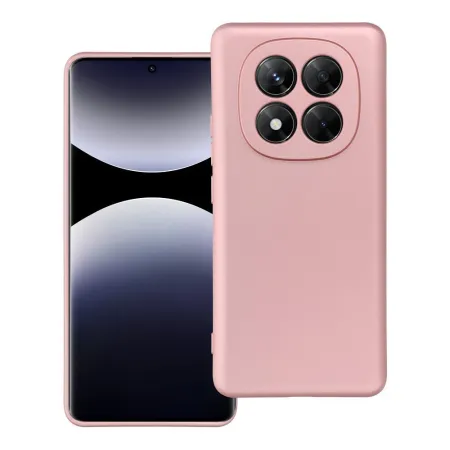 Etui na Xiaomi Redmi Note 14 PRO PLUS 5G Metallic różowe