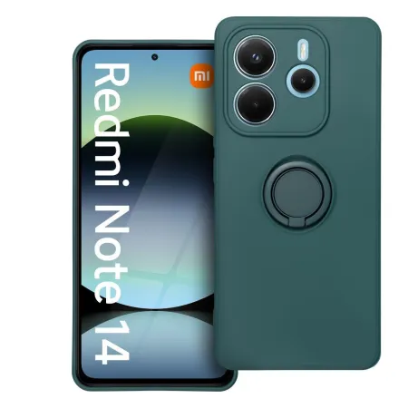 Etui na Xiaomi Redmi Note 14 5G Silicone Ring zielone