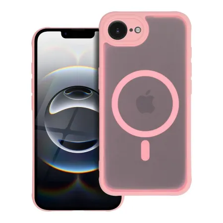 Etui na iPhone 16e (SE 4 2025) / 17e Full Matte Mag Cover zgodne z MagSafe jasnoróżowy