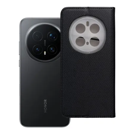 Etui z klapką na Honor Magic 7 PRO Smart Case Book czarne