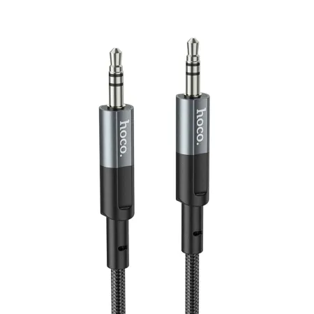 Kabel AUX Jack 3,5 mm do Jack 3,5 mm Hoco 1 m UPA23 szary (SC)