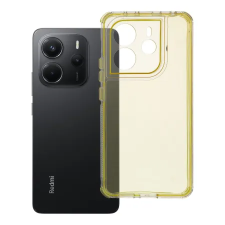 Etui na Xiaomi Redmi Note 14 4G (GLOBAL - 164,84mm x 78,15mm x 8,16mm) Matrix Clear żółte