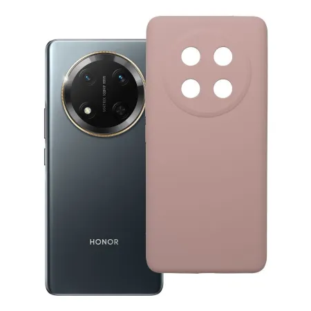 Etui na Honor Magic 7 LITE Silicone 2mm (camera protection) pudrowy róż