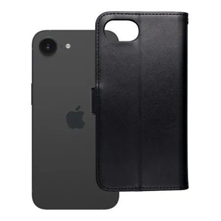 Etui z klapką na iPhone 16e (SE 4 2025) Mezzo Book teddy bear czarne