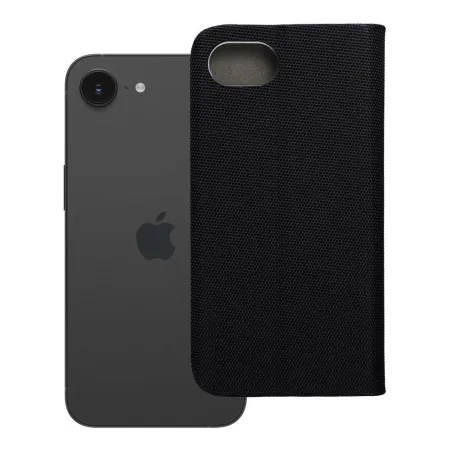 Etui z klapką na iPhone 16e (SE 4 2025) Sensitive Book czarne