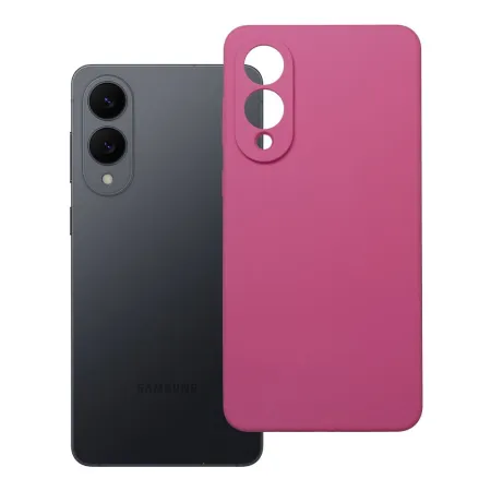 Etui na Samsung S25 EDGE Silicone 2mm (camera protection) różowe