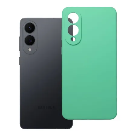 Etui na Samsung S25 EDGE Silicone 2mm (camera protection) miętowe