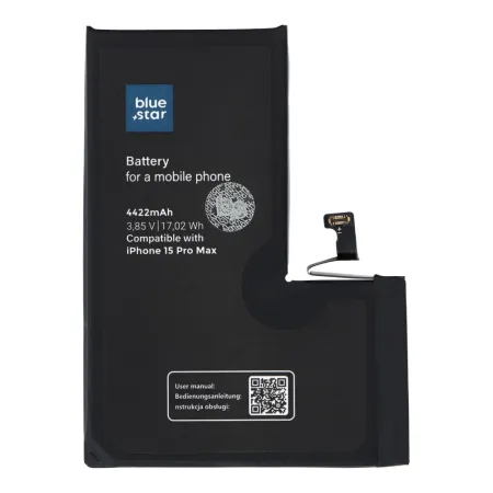 Bateria do iPhone 15 PRO MAX 4422 mAh Blue Star HQ