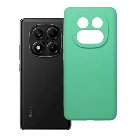 Etui na Xiaomi Redmi Note 14 PRO 4G Silicone 2mm (camera protection) miętowe