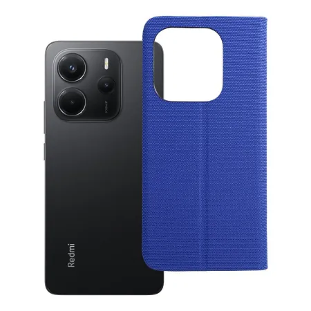 Etui z klapką na Xiaomi Redmi NOTE 14 4G (GLOBAL - 164,84mm x 78,15mm x 8,16mm) Sensitive Book niebieskie