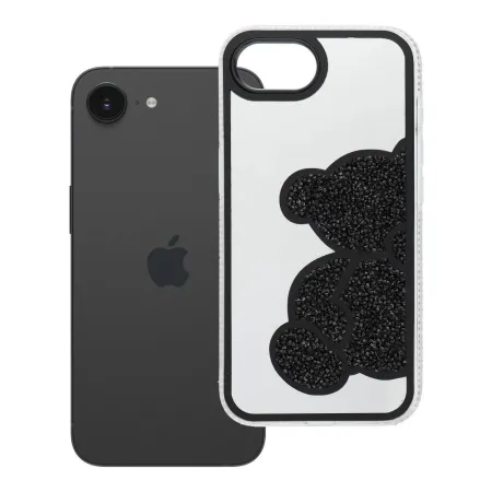 Etui na iPhone 16e (SE 4 2025) / 17e Teddy Bear czarne