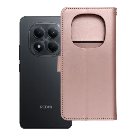 Etui z klapką na Xiaomi Redmi NOTE 14 PRO 4G Mezzo Book łapacz snów złoto-różowe