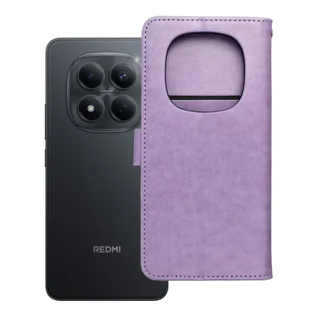 Etui z klapką na Xiaomi Redmi NOTE 14 PRO 4G Mezzo Book łapacz snów fioletowe