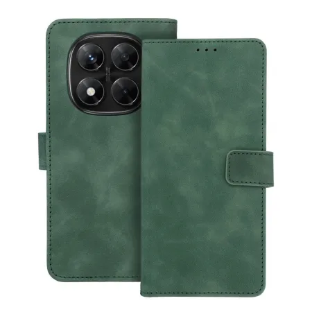 Etui z klapką na Xiaomi Redmi NOTE 14 PRO 4G Tender Book zielone