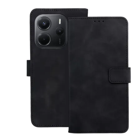 Etui z klapką na Xiaomi Redmi NOTE 14 4G (GLOBAL - 164,84mm x 78,15mm x 8,16mm) Tender Book czarne