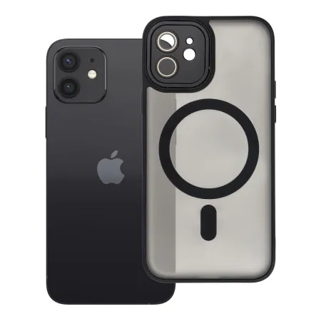 Etui na iPhone 12 Variete Mag Cover zgodne z MagSafe czarne