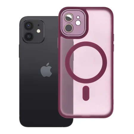 Etui na iPhone 12 Variete Mag Cover zgodne z MagSafe fioletowe